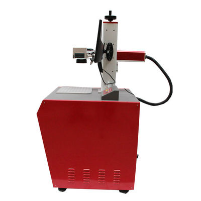 Chine La machine rouge de bureau d'inscription de laser de fibre/a mené l'imprimante à laser de fibre de logo d'ampoule fournisseur