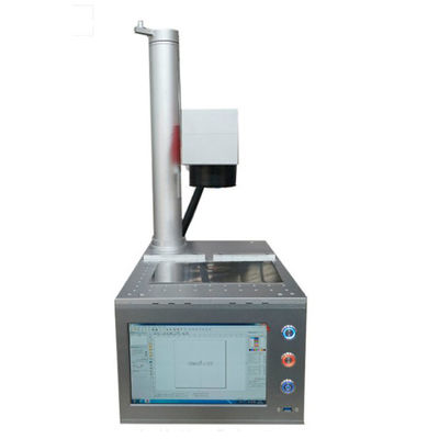 Chine mini machine d'inscription du laser 50W, machine rapide d'inscription de laser de fibre optique fournisseur